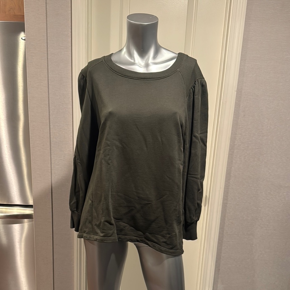 Michael Stars olive green  Long Sleeve Sweatshirt